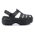 Crocs Stomp Fisherman Sandales Noires Pour Femmes