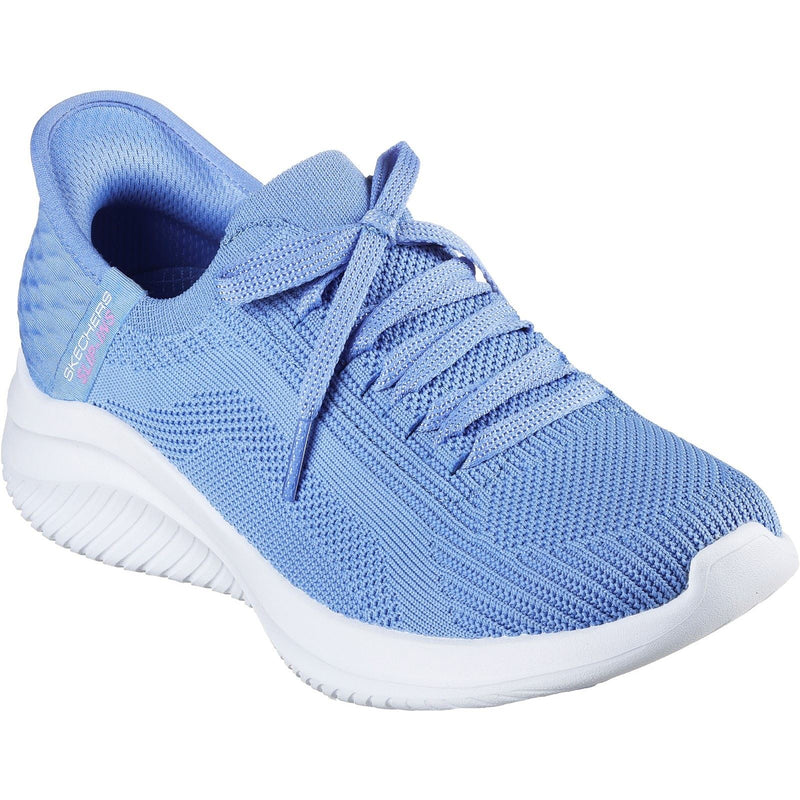 Skechers Ultra Flex 3.0 Brilliant Path Baskets En Toile Pour Femmes De Couleur Pervenche