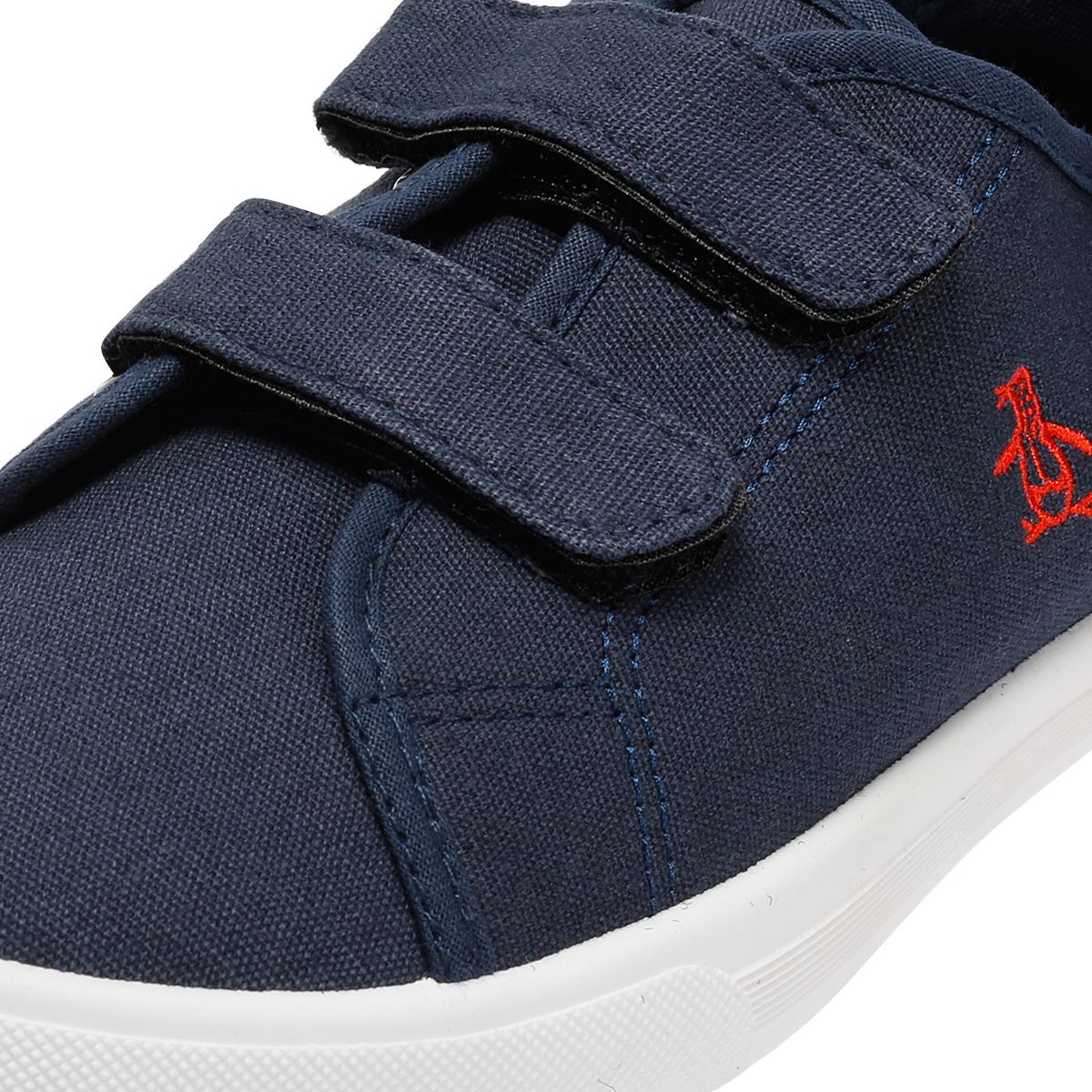 Penguin Junior Sparton Hook and loop Baskets Bleues En Textile