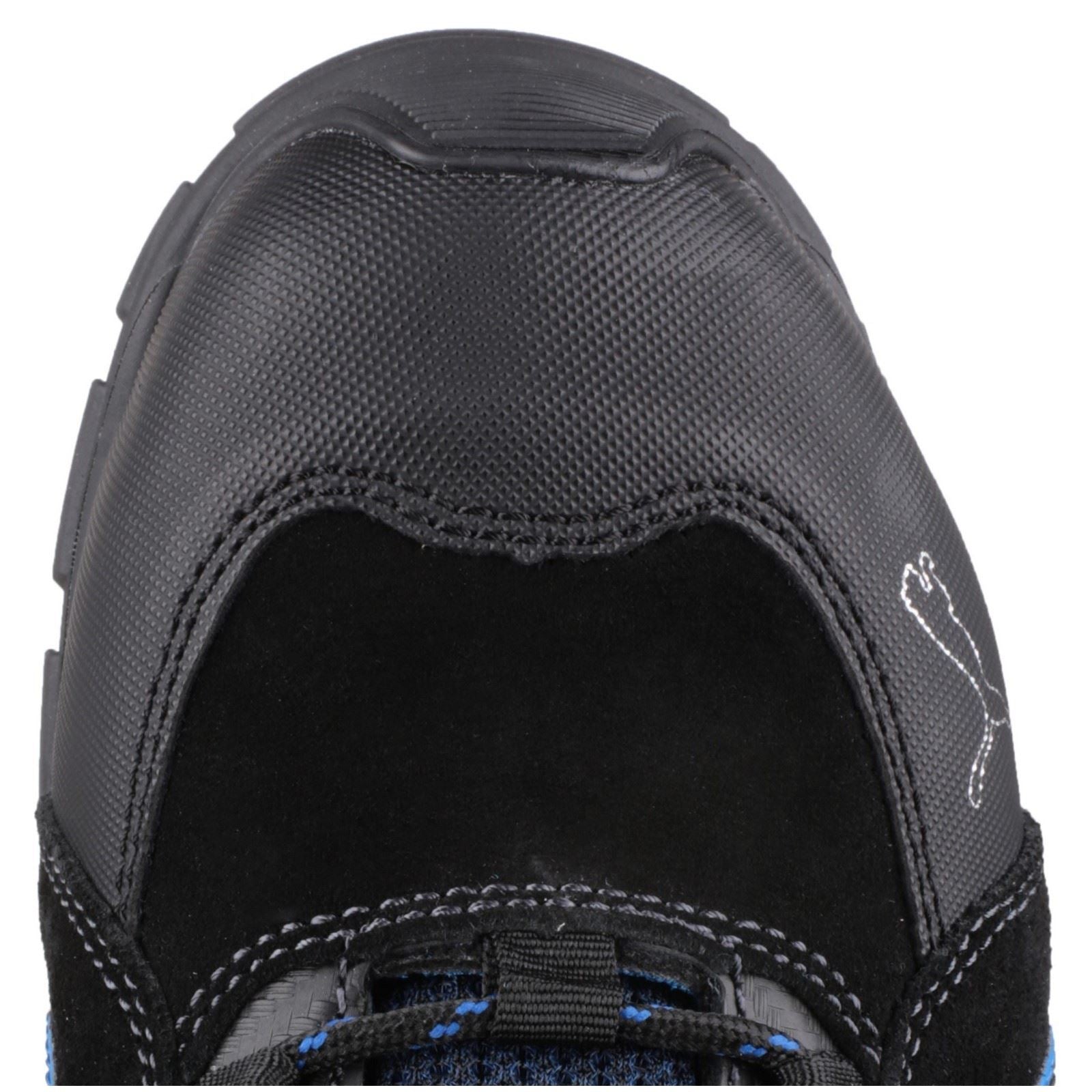 Puma Safety Baskets De Sécurité En Cuir Noir Rio Low