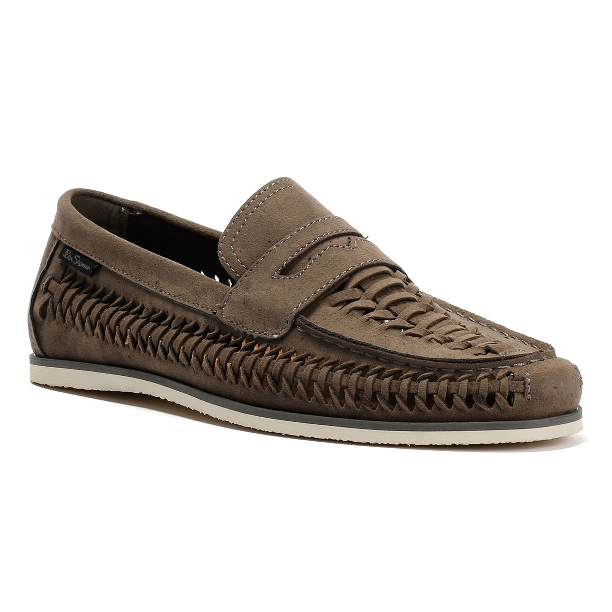 Ben Sherman Miami Mocassins Gris Pour Hommes