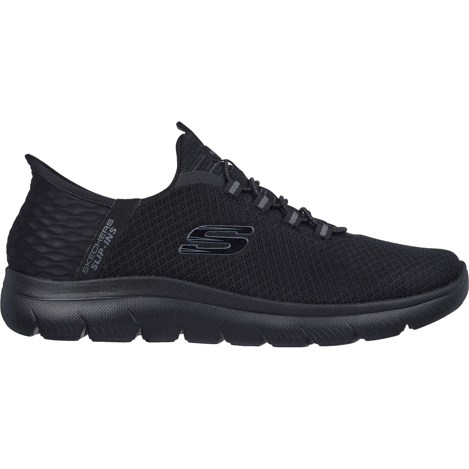 Skechers Summits High Range Baskets Noires Pour Hommes En Synthétique