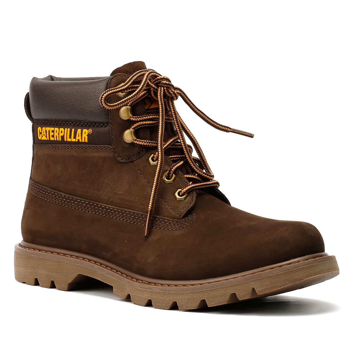 Caterpillar Colorado 2.0 Bottes En Cuir Marron Pour Hommes
