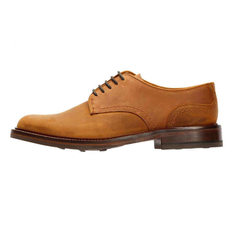 Chapman & Moore Plain Derby Country Chaussures En Cuir Pour Hommes Brunes À Lacets