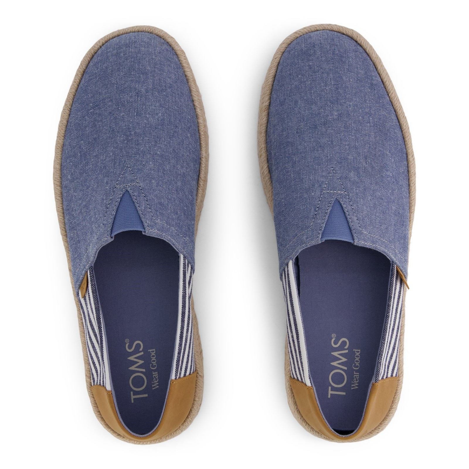 TOMS Alpargata Rope 2.0 Espadrilles En Textile Pour Hommes Navy