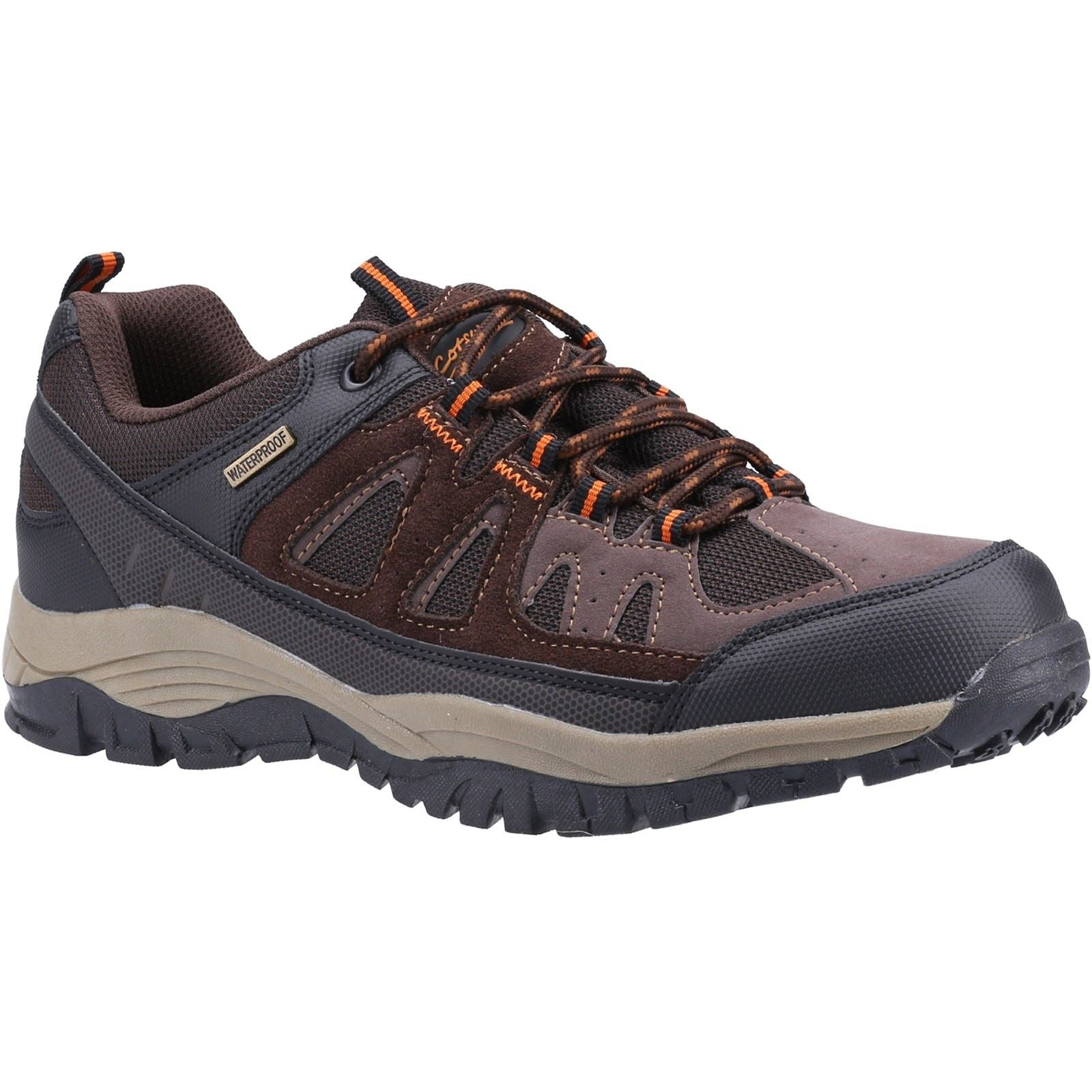 Cotswold Maisemore Low Bottes De Randonnée Marron Pour Homme En Daim