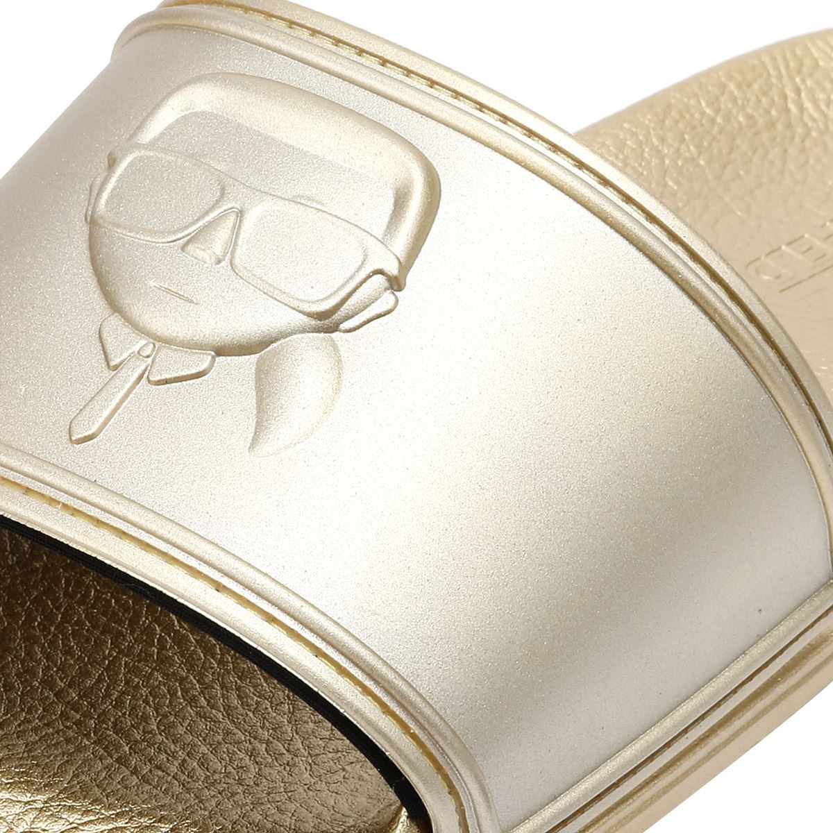 Karl Lagerfeld Kondo 2.0 Karl NFT Sandales Dorées Pour Femmes