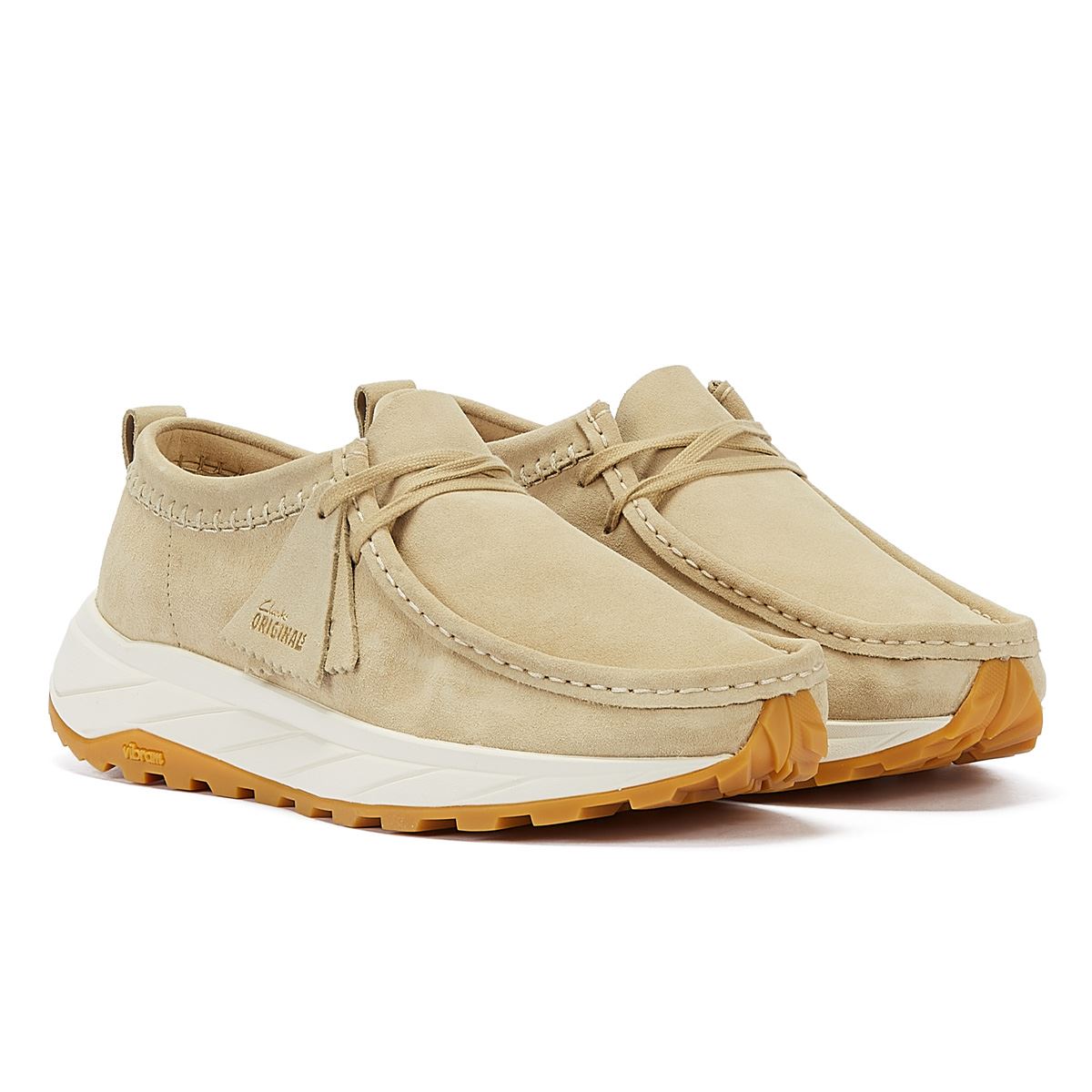 Clarks Originals Walla Eden Lo Mocassins En Daim D'érable Pour Hommes