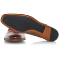 Dune Sparrows Chaussures Oxford Marron En Cuir Pour Hommes