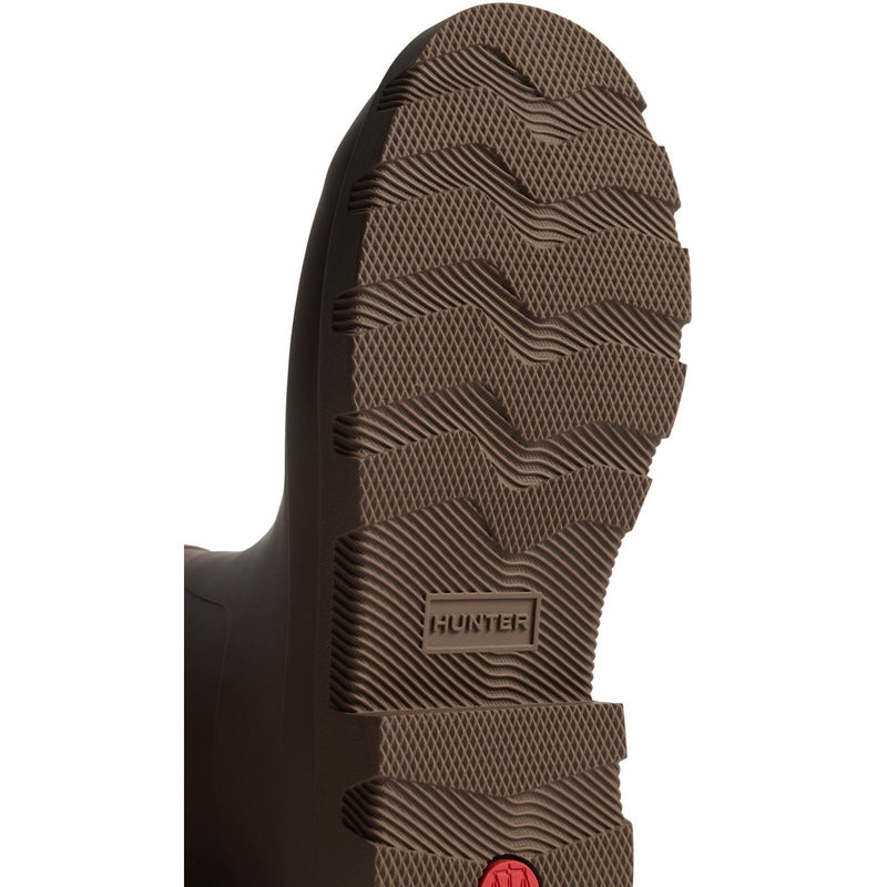Hunter Downpour Short Boot Bottes En Caoutchouc Pour Hommes Couleur Chocolat Brun