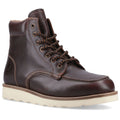 Sperry Boston Bottines En Cuir Pour Hommes Chocolat