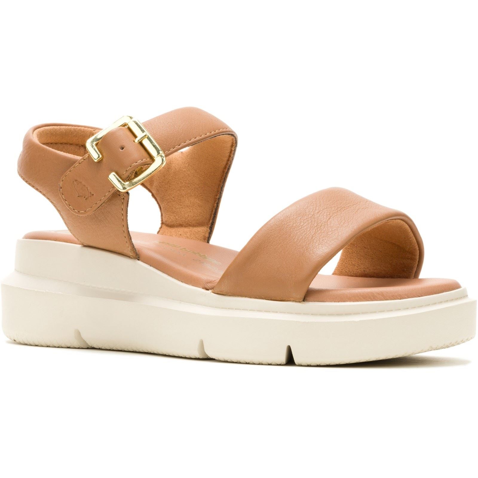 Hush Puppies Uplift Sandales En Cuir Pour Femme Couleur Tan