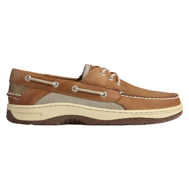 Sperry Billfish 3-Eye Chaussures Bateau En Cuir Pour Homme, Couleur Tan Foncé