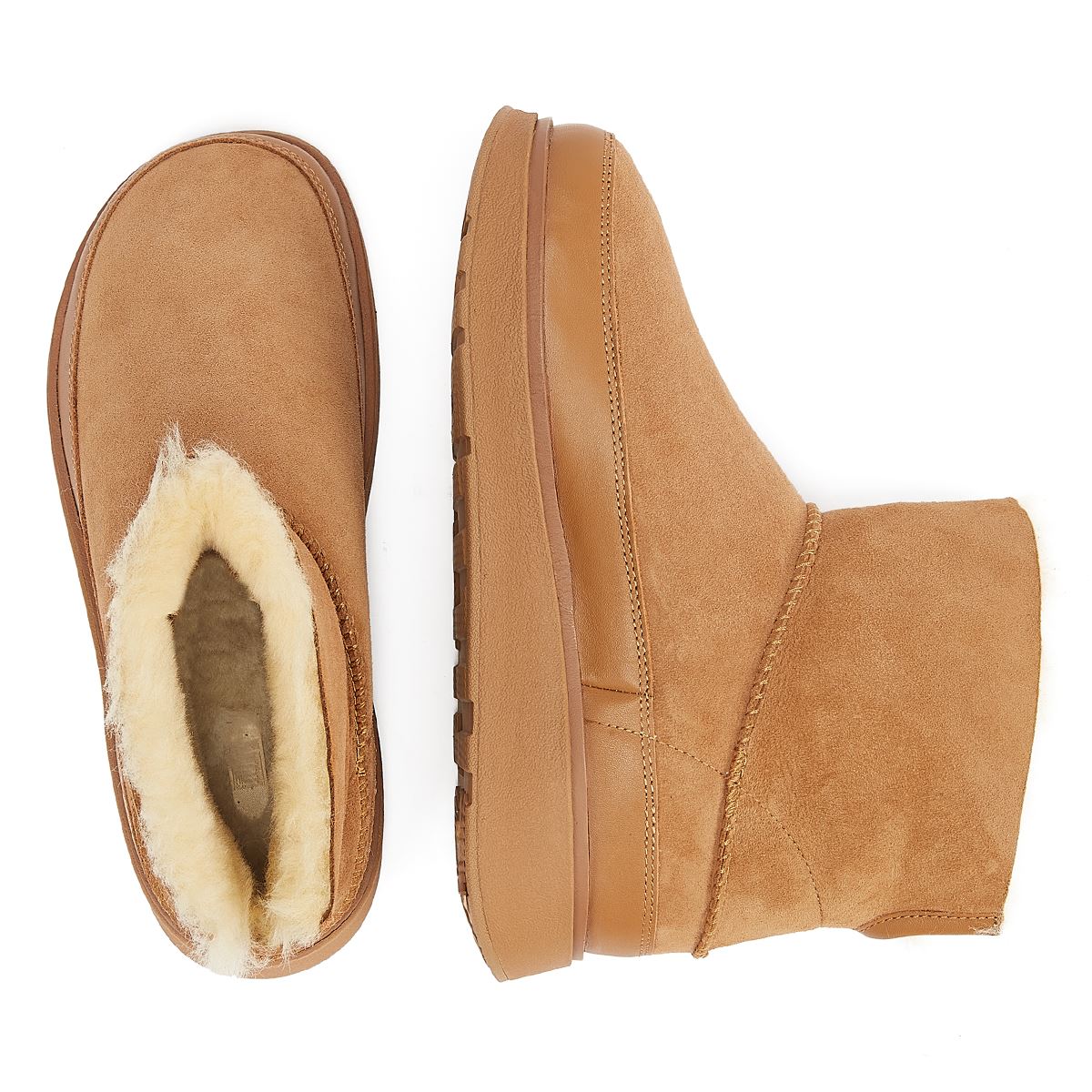 FitFlop Bottes Pour Femmes En Peau De Mouton Retournée Beige