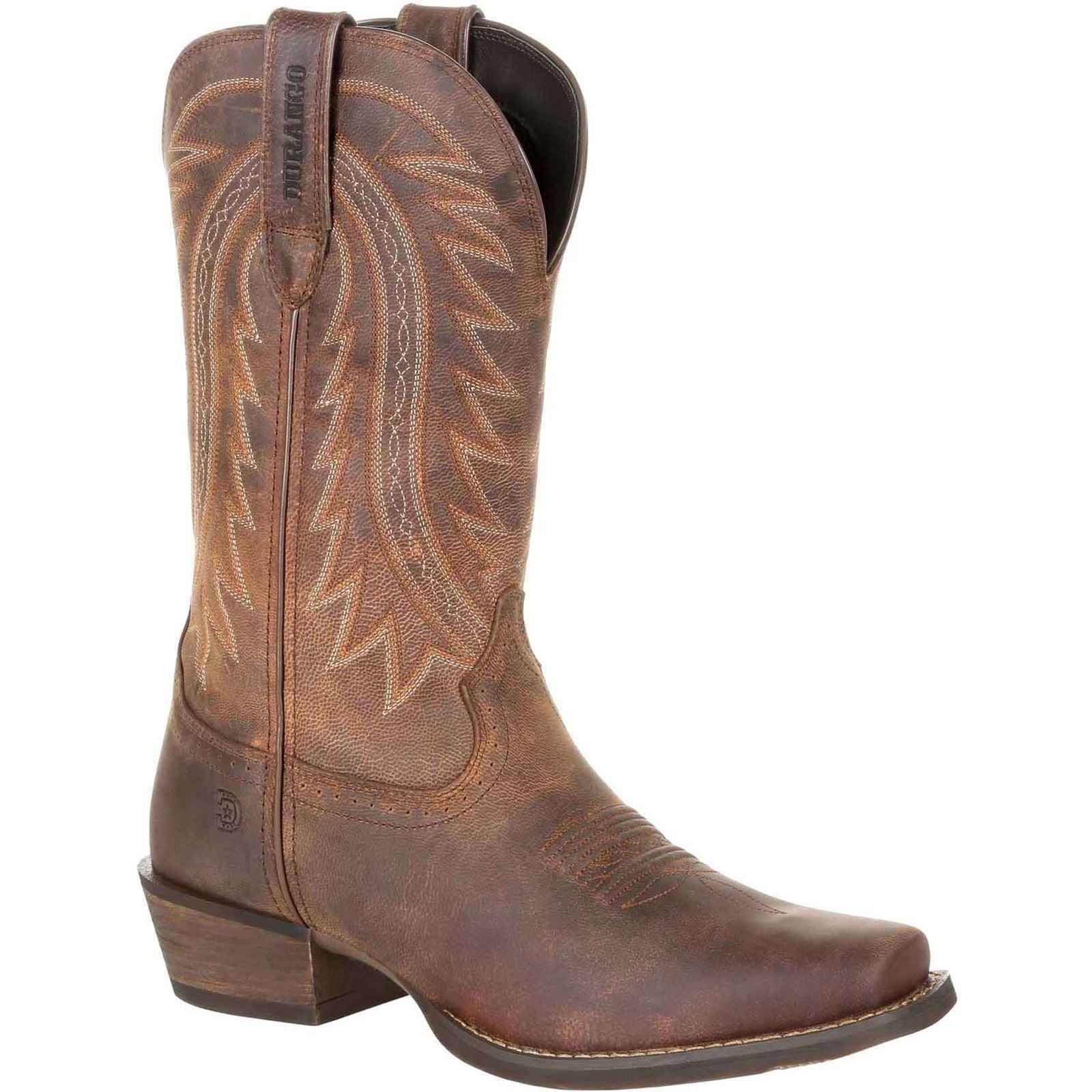 Durango Rebel Frontier Bottes En Cuir Pour Homme Couleur Brun Coucher De Soleil Avec Effet Vieilli