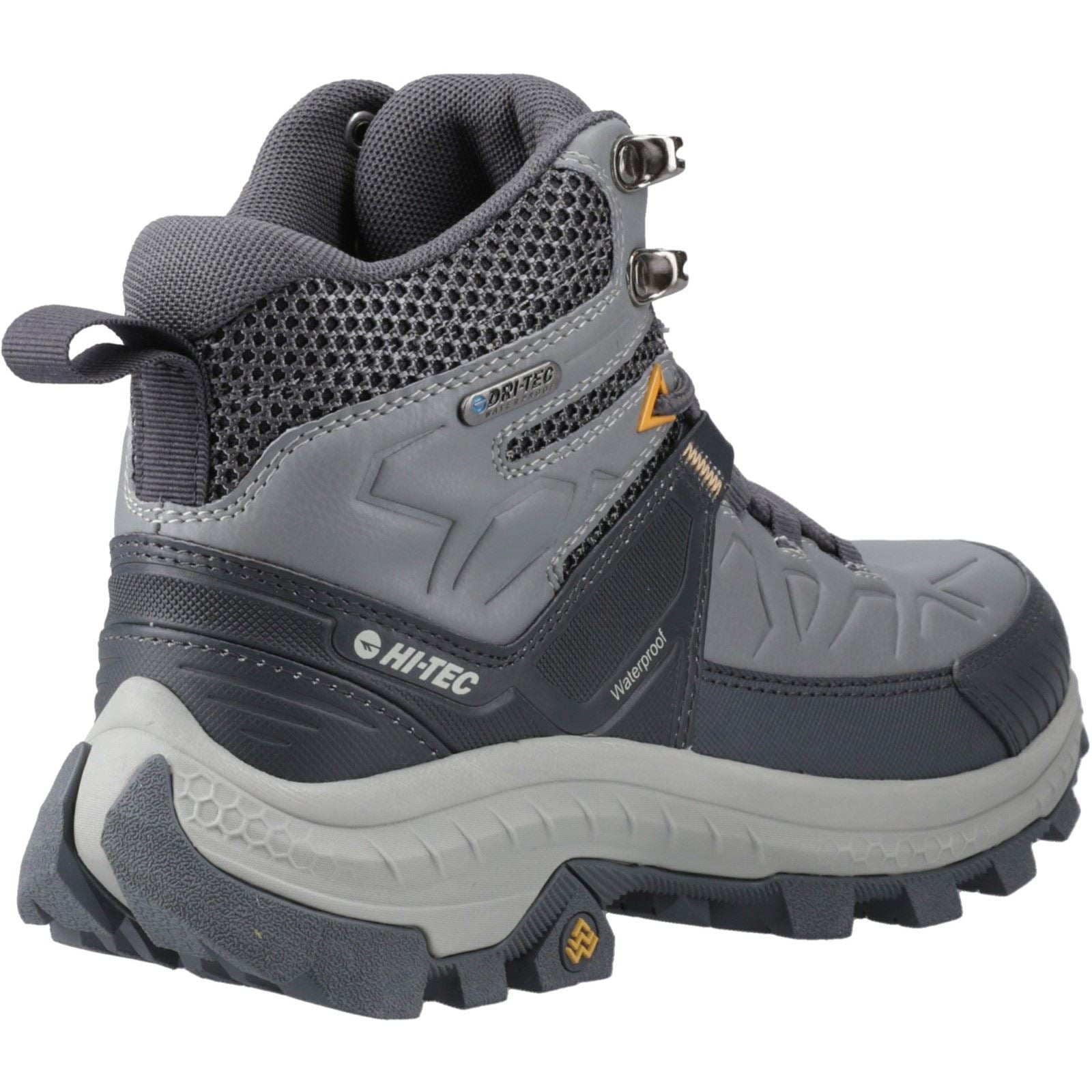 Hi-Tec Rainier Bottes De Randonnée Grises Fraîches En Polyester Pour Femmes