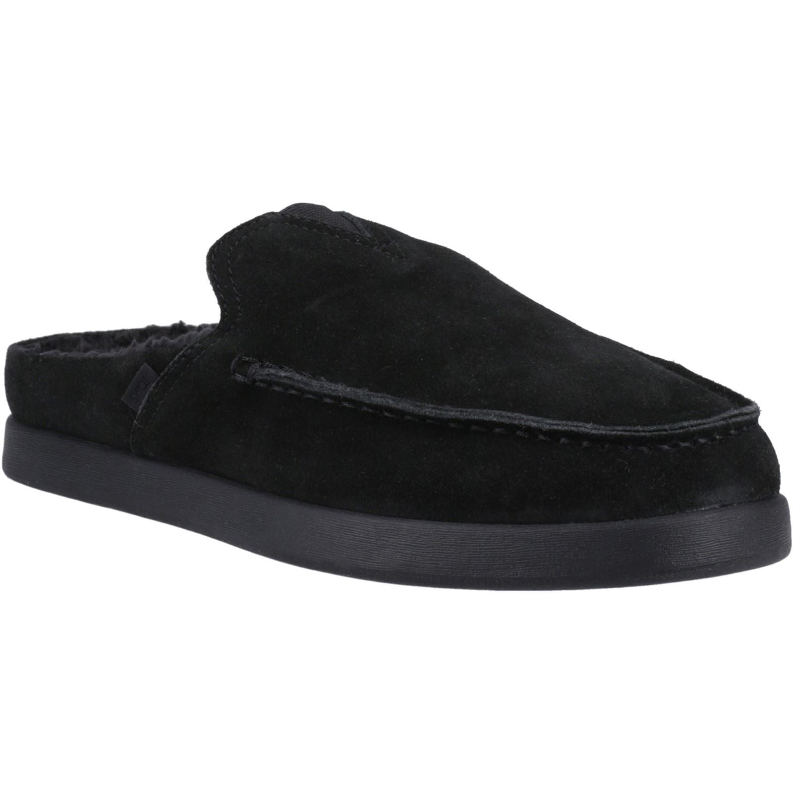 TOMS Alonso Mule Mules Noires Pour Hommes En Cuir