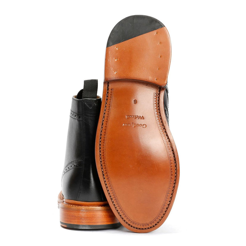Chapman & Moore Walter Brogue Bottes En Cuir Pour Hommes Marron