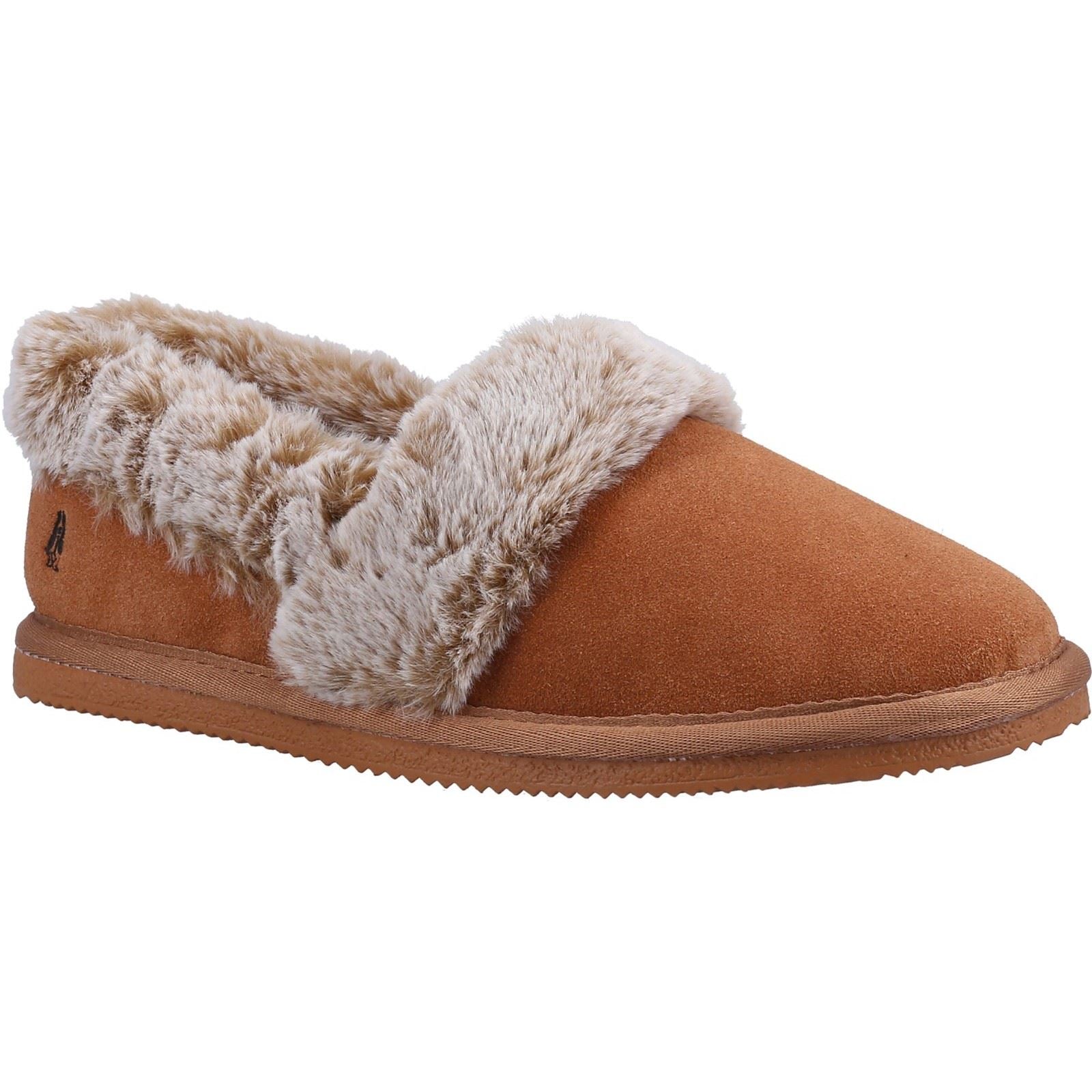 Hush Puppies Ariel Chaussons En Daim Pour Femmes Couleur Beige