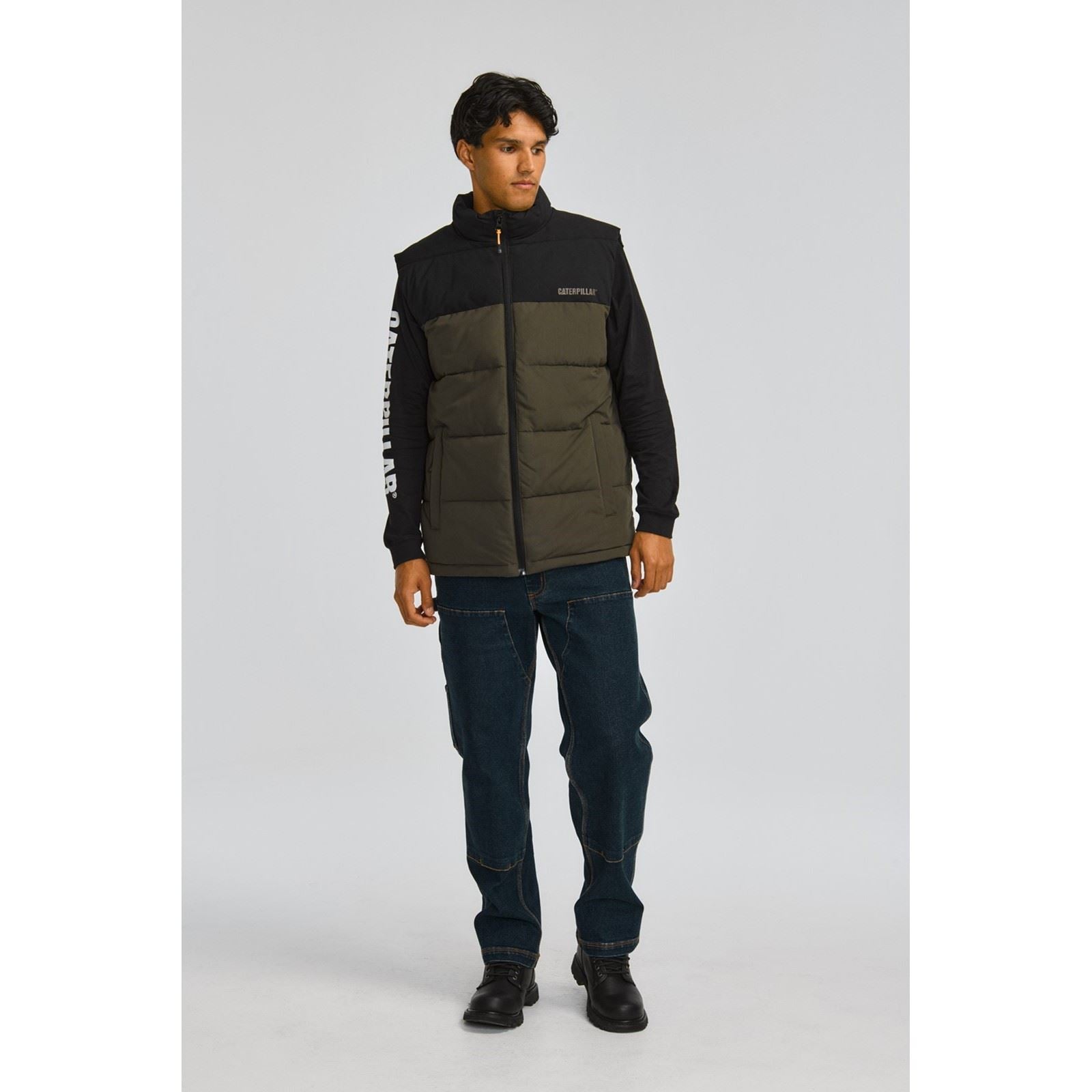 Caterpillar Arctic Zone Gilets Verts Pour Hommes