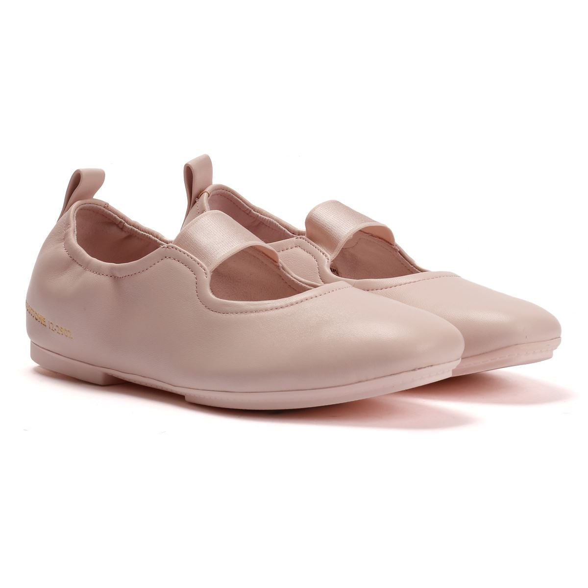 FitFlop X Pantone Delicato Mary Jane Chaussures En Cuir Roses Pour Femmes