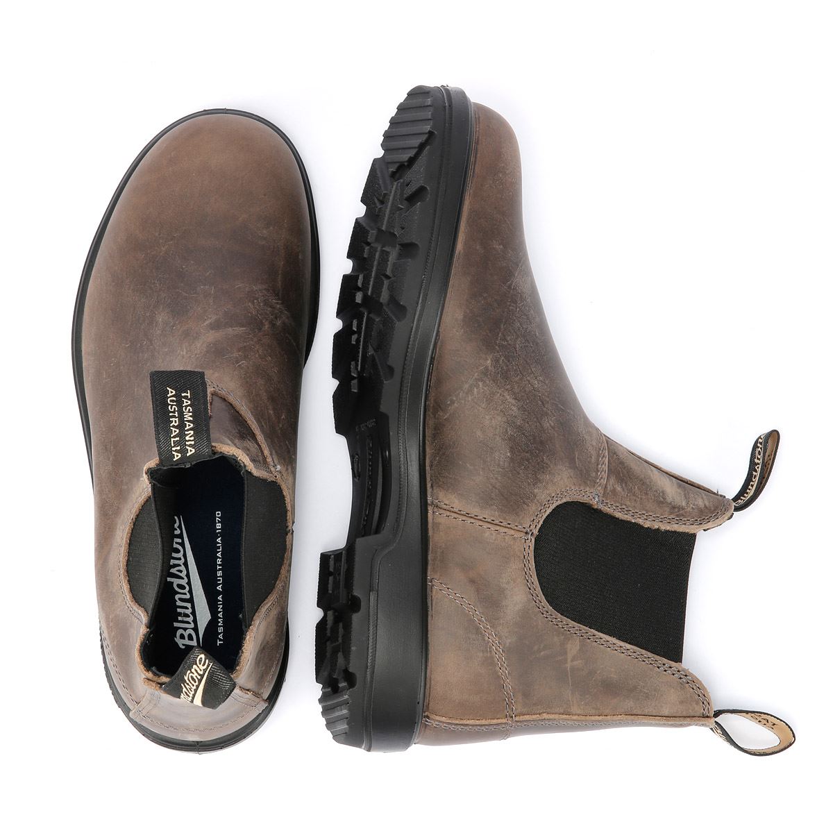 Blundstone Classic Bottes Grises En Cuir