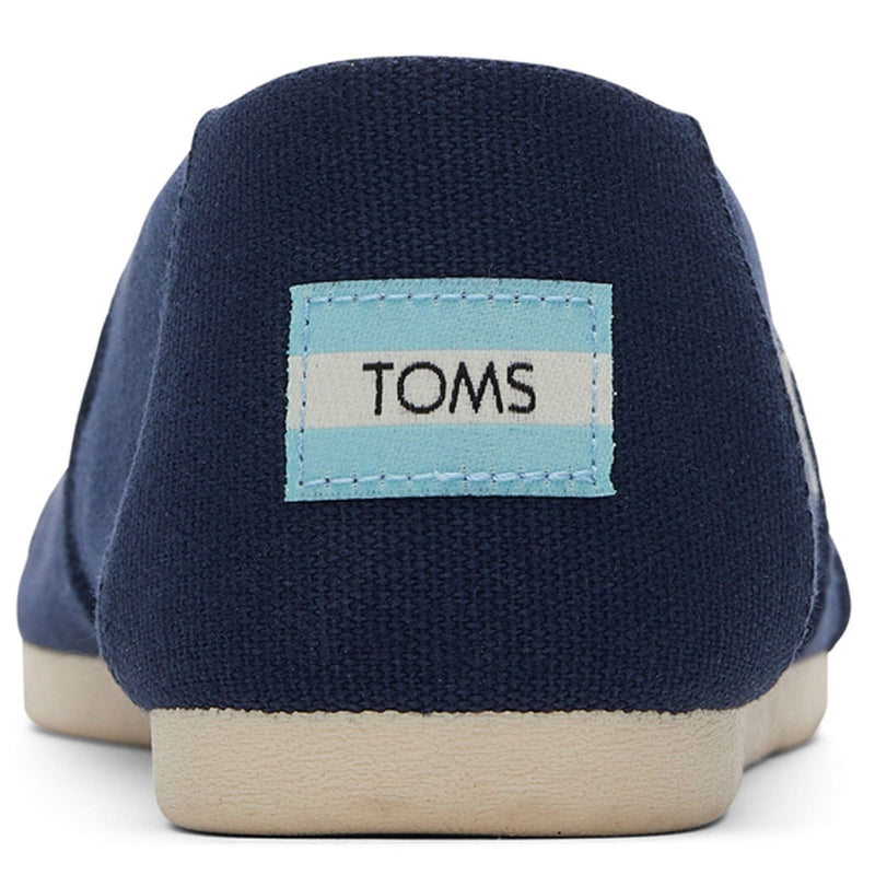 TOMS Alpargata Espadrilles En Toile De Coton À 100% Pour Femmes, Couleur Bleu Marine