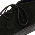 Ben Sherman Parka Bottes Noires En Daim Pour Hommes