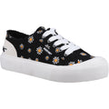 Rocket Dog Jazzin Plus Dixie Baskets De Sport En Coton Pour Femme, Noires