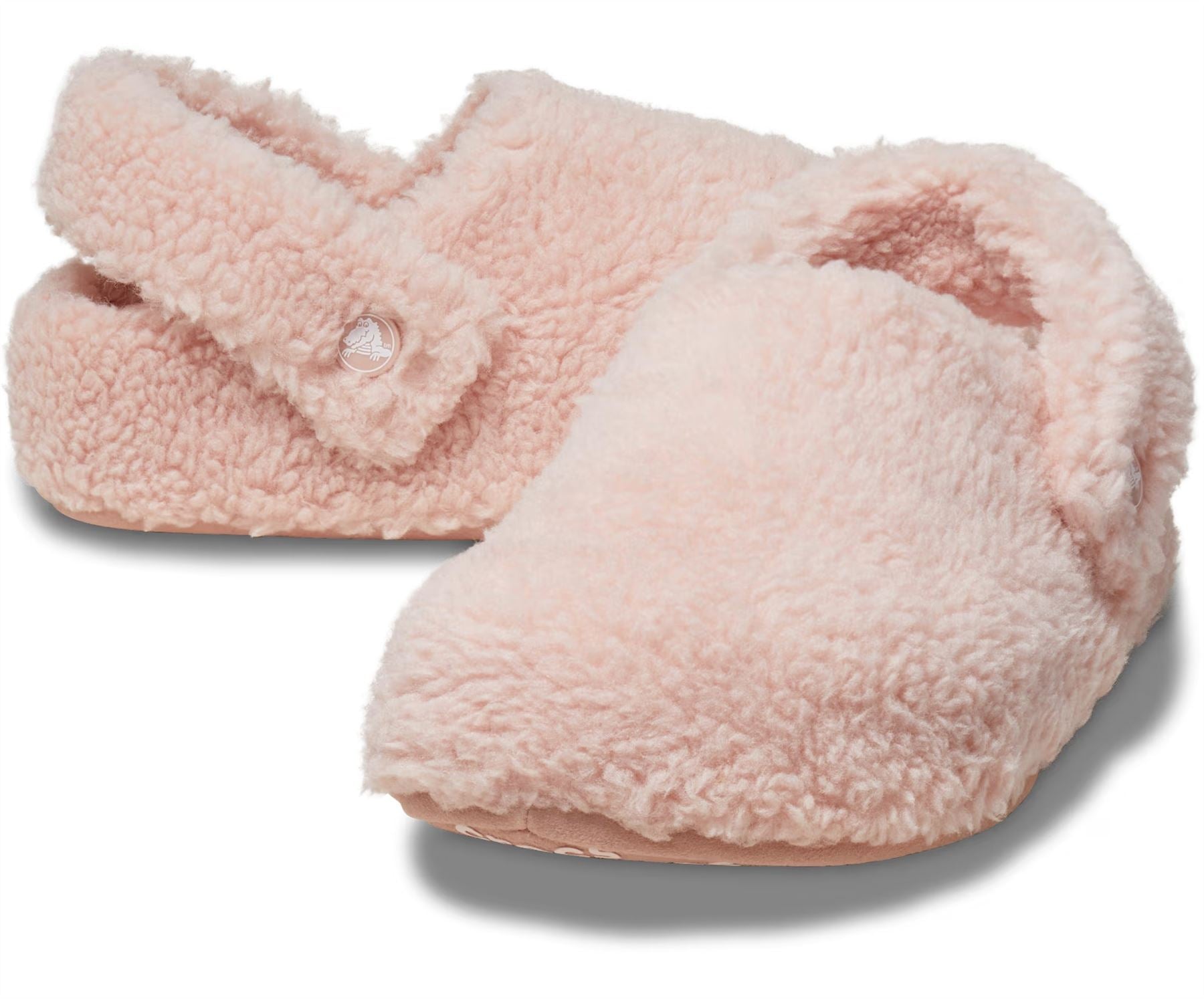 Crocs Classic Cozzzy Chaussons Roses Pour Femmes