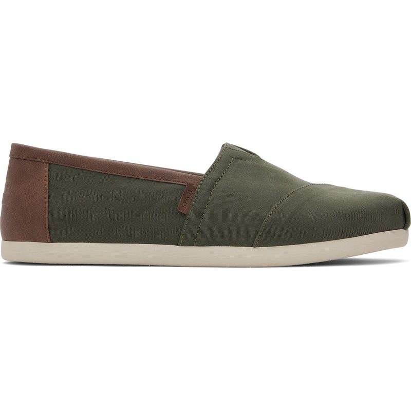 TOMS Alpargata Classic Espadrilles Pour Hommes En Mélange De Coton, Couleur Sauge Foncé
