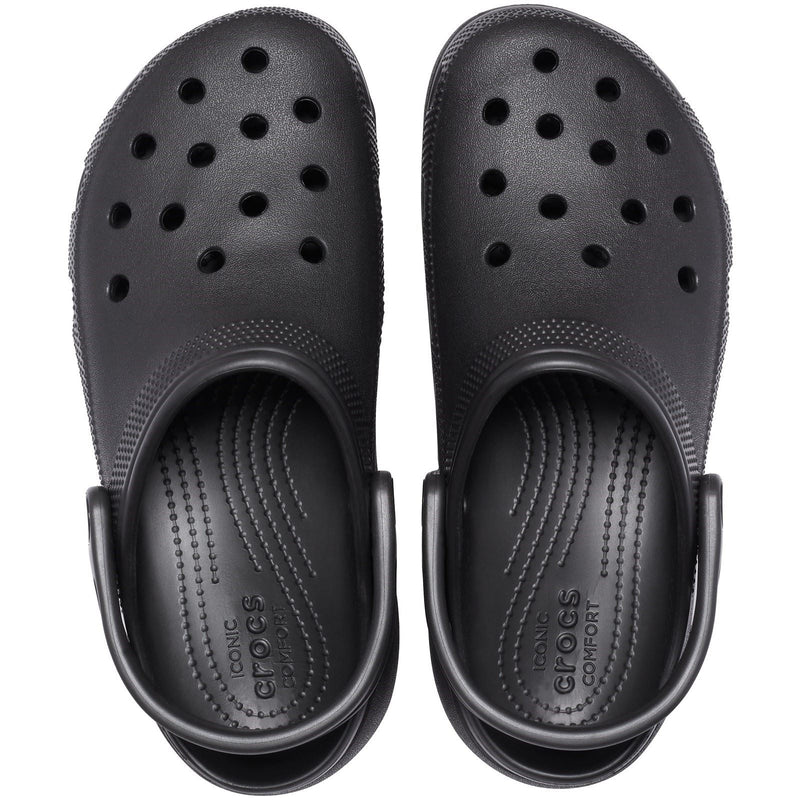 Crocs Classic Platform Sabots noirs pour Femmes en Thermoplastique