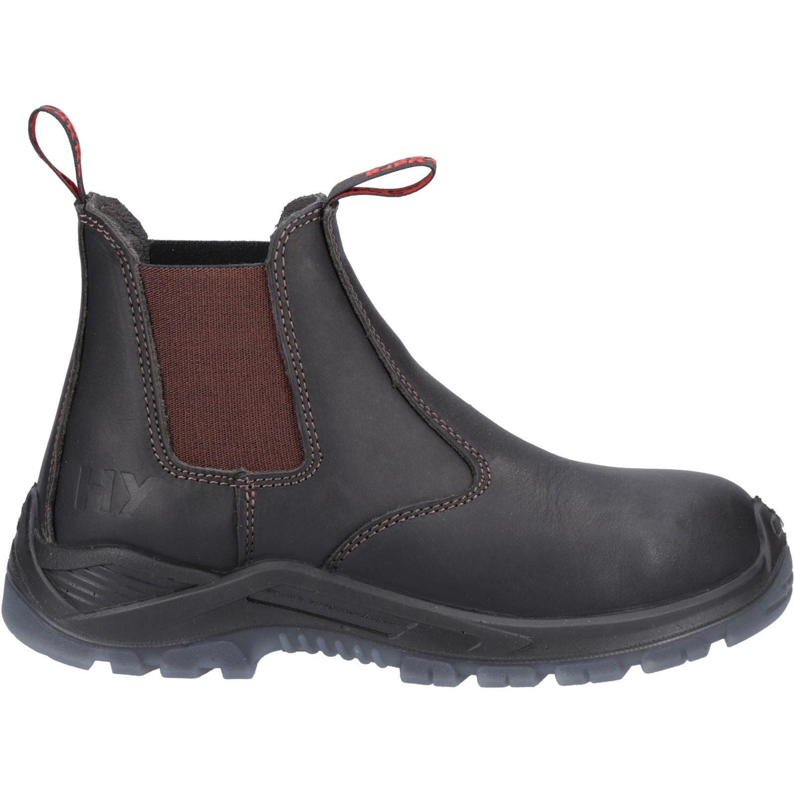 Hard Yakka Bottes De Sécurité En Cuir Marron Banjo