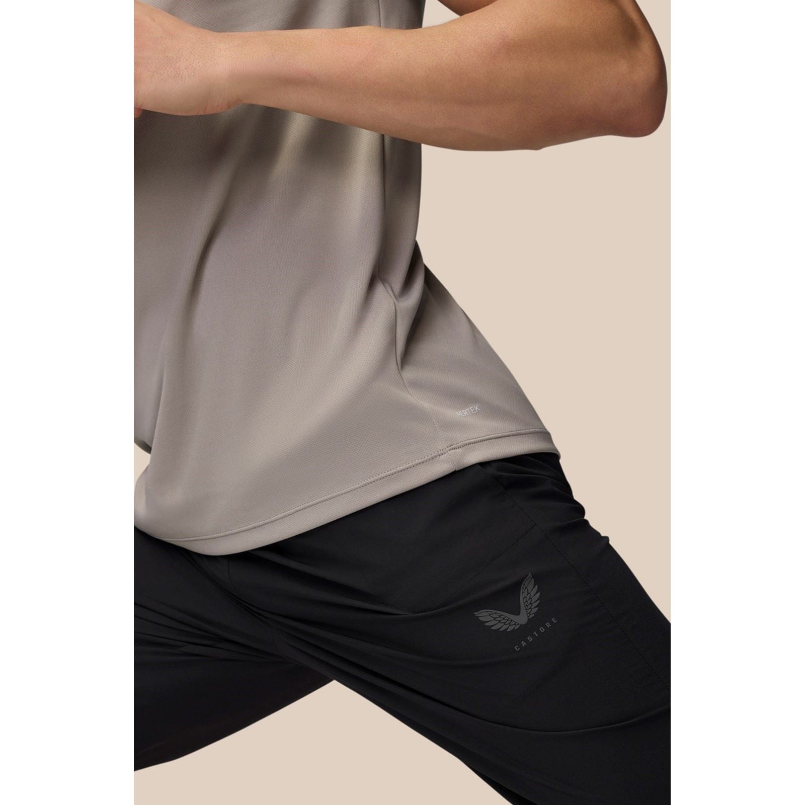 Castore Woven Jogger Noirs En Polyester Pour Homme