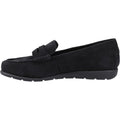 Hush Puppies Shelby Femmes Suédoises Mocassins Noirs
