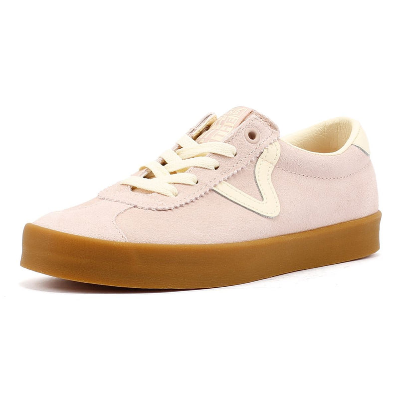 Vans Sport Low Baskets En Daim Rose Pour Femmes