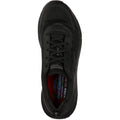 Skechers Workwear Skechers Work Relaxed Fit Baskets De Sécurité Noires Pour Hommes En Textile