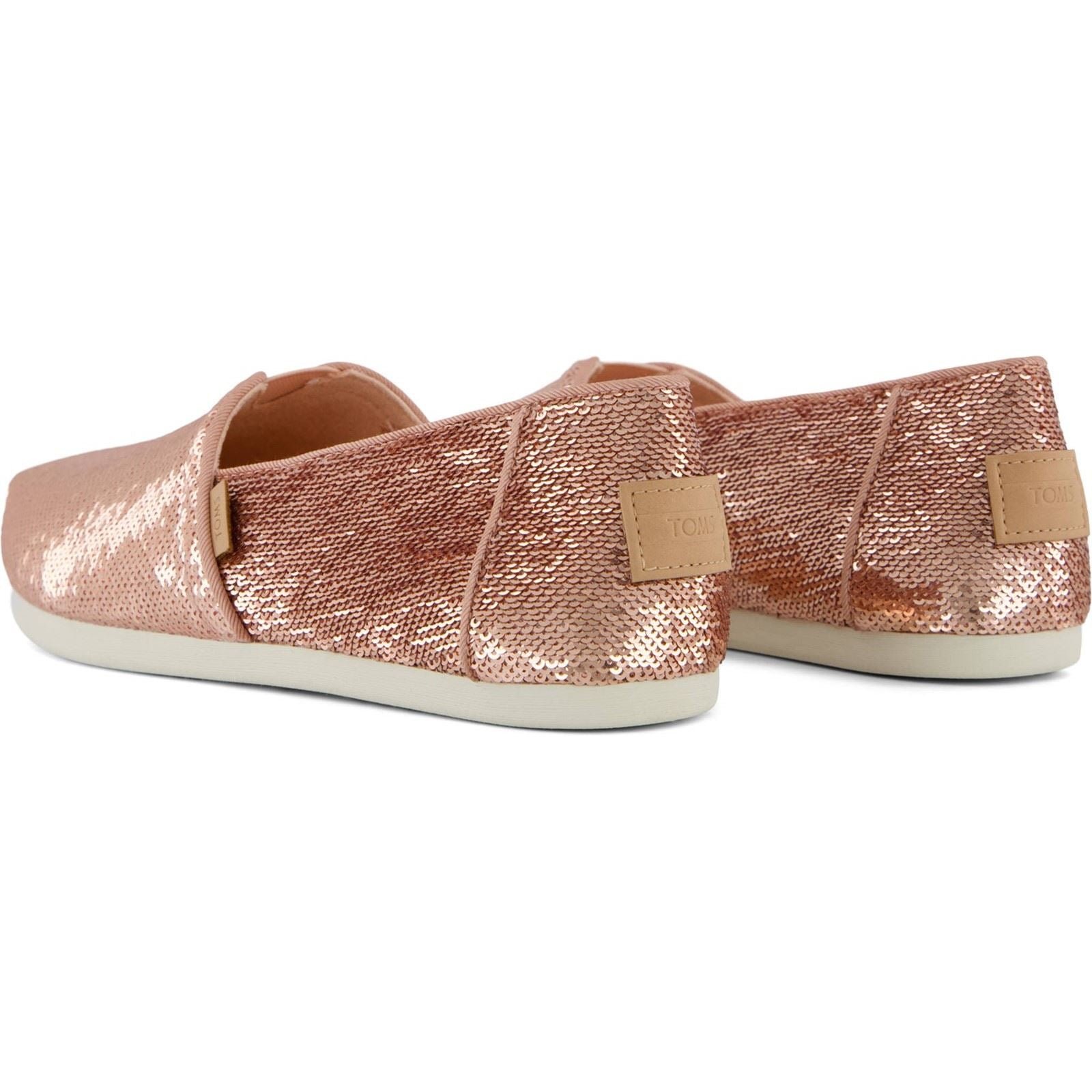 TOMS Alpargata Sequins Espadrilles Roses En Textile Pour Femmes