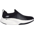 Skechers GO WALK Max Walker Sally Sneakers Noires/Blanches Pour Femmes En Textile