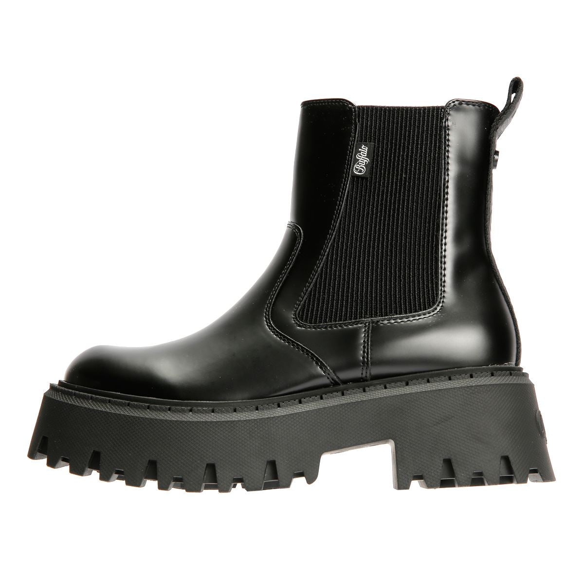 Buffalo Aspen Chelsea Bottes Noires Pour Femmes