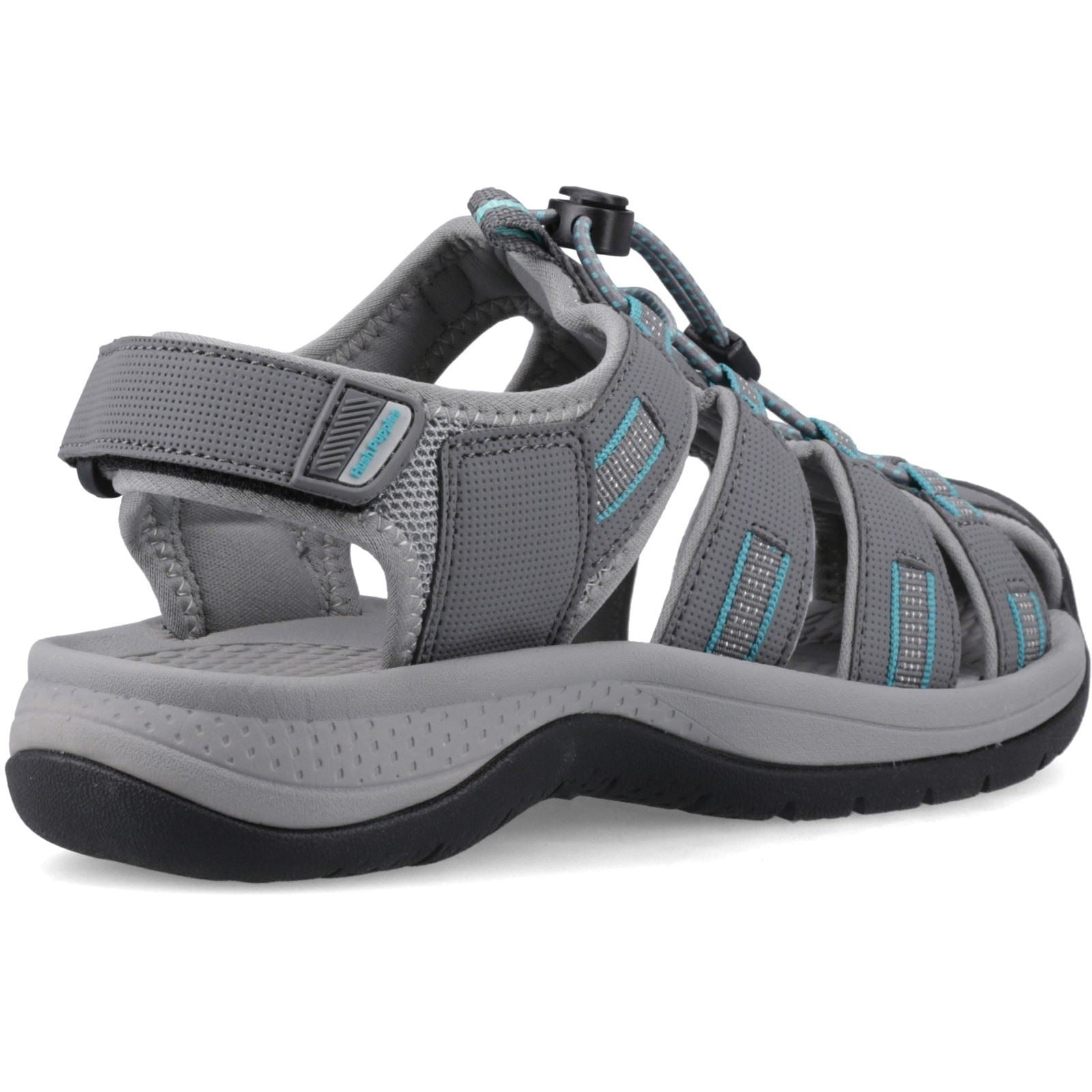 Hush Puppies Panama Sandal Sandales Grises En Textile Pour Femmes