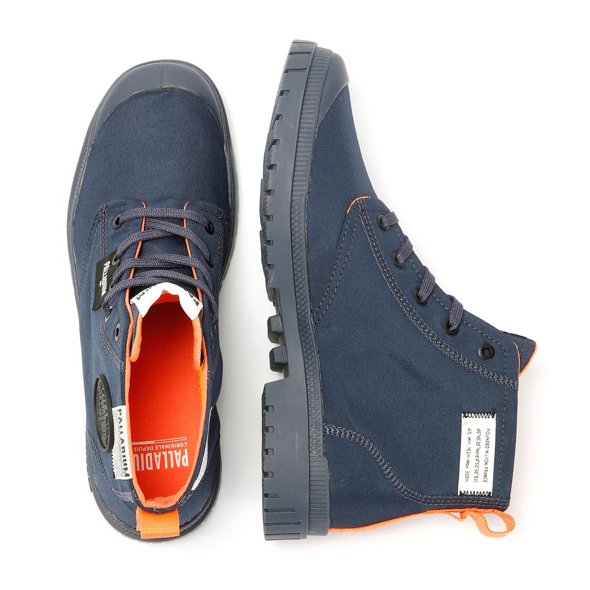 Mephisto Pampa SP20 Overlab Bottes Bleues En Coton Pour Hommes