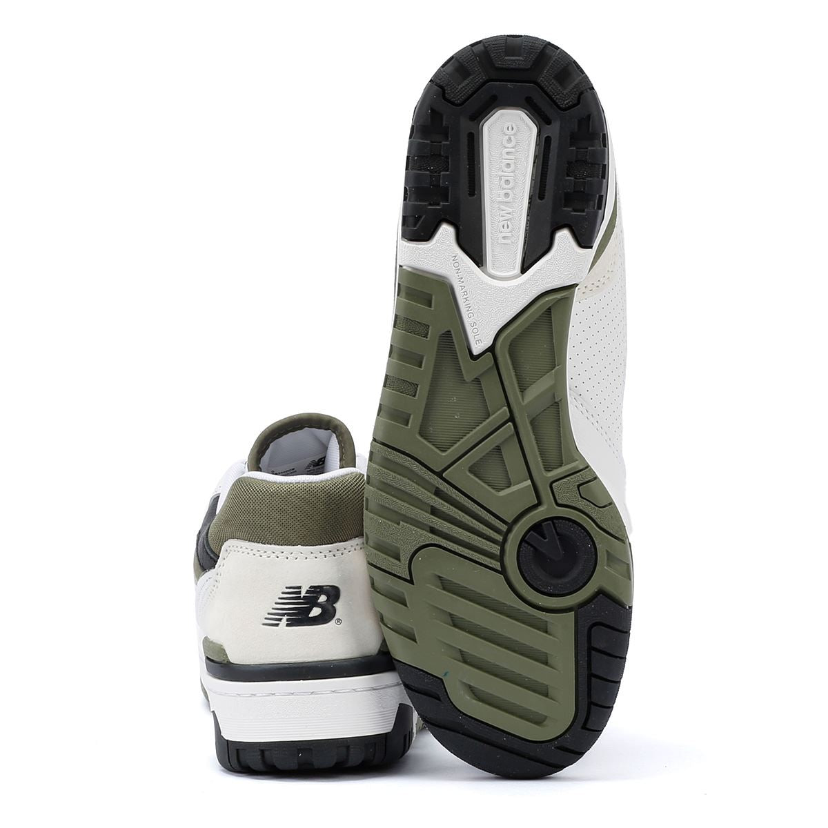 New Balance 550 Baskets Blanches/Khaki