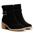 TOMS Hailey Buckle Bottes Noires Pour Femmes En Suède