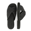 TOMS Mae Crossover Sandales Noires Pour Femmes En Cuir