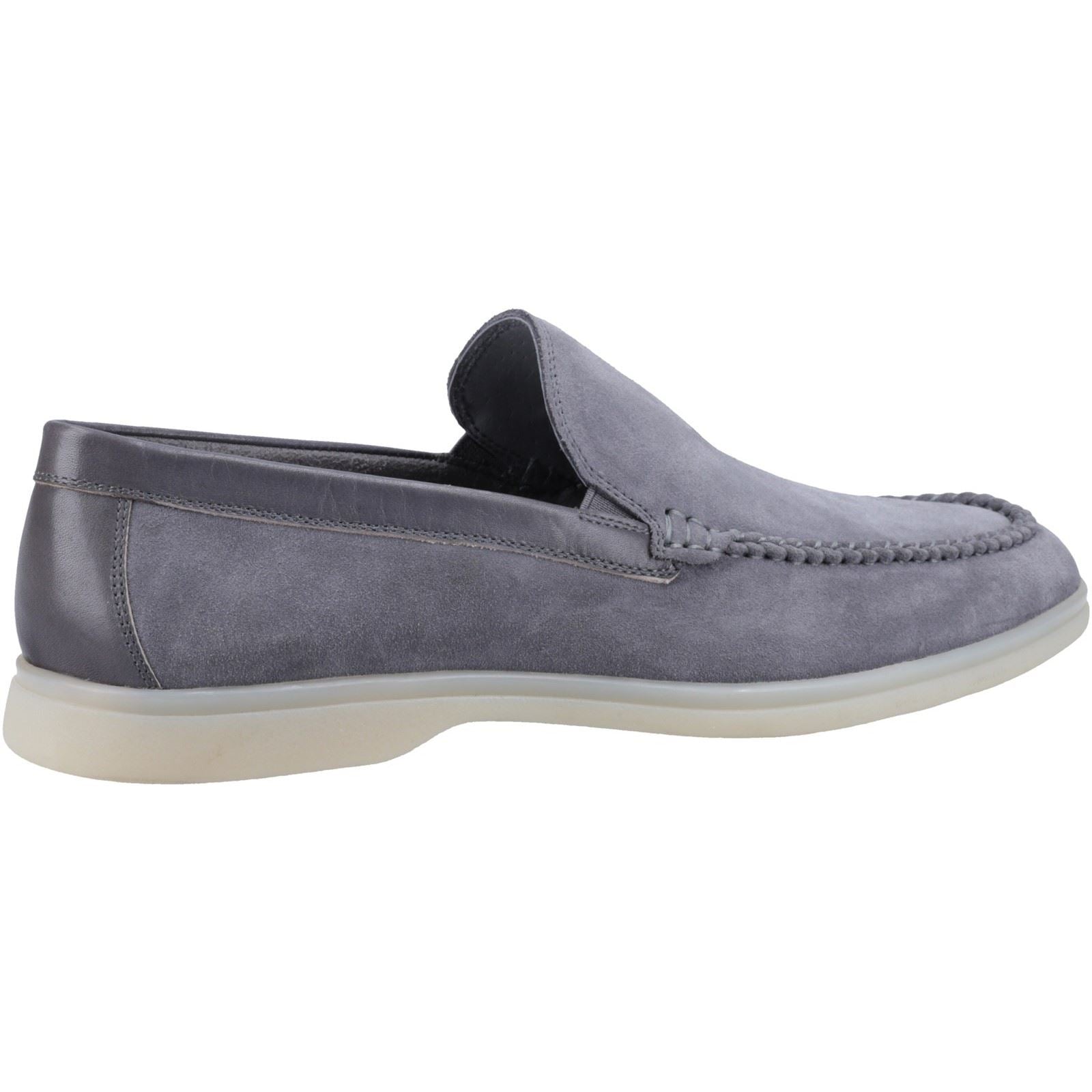 Hush Puppies Leon Chaussures Basses Grises Pour Homme En Daim