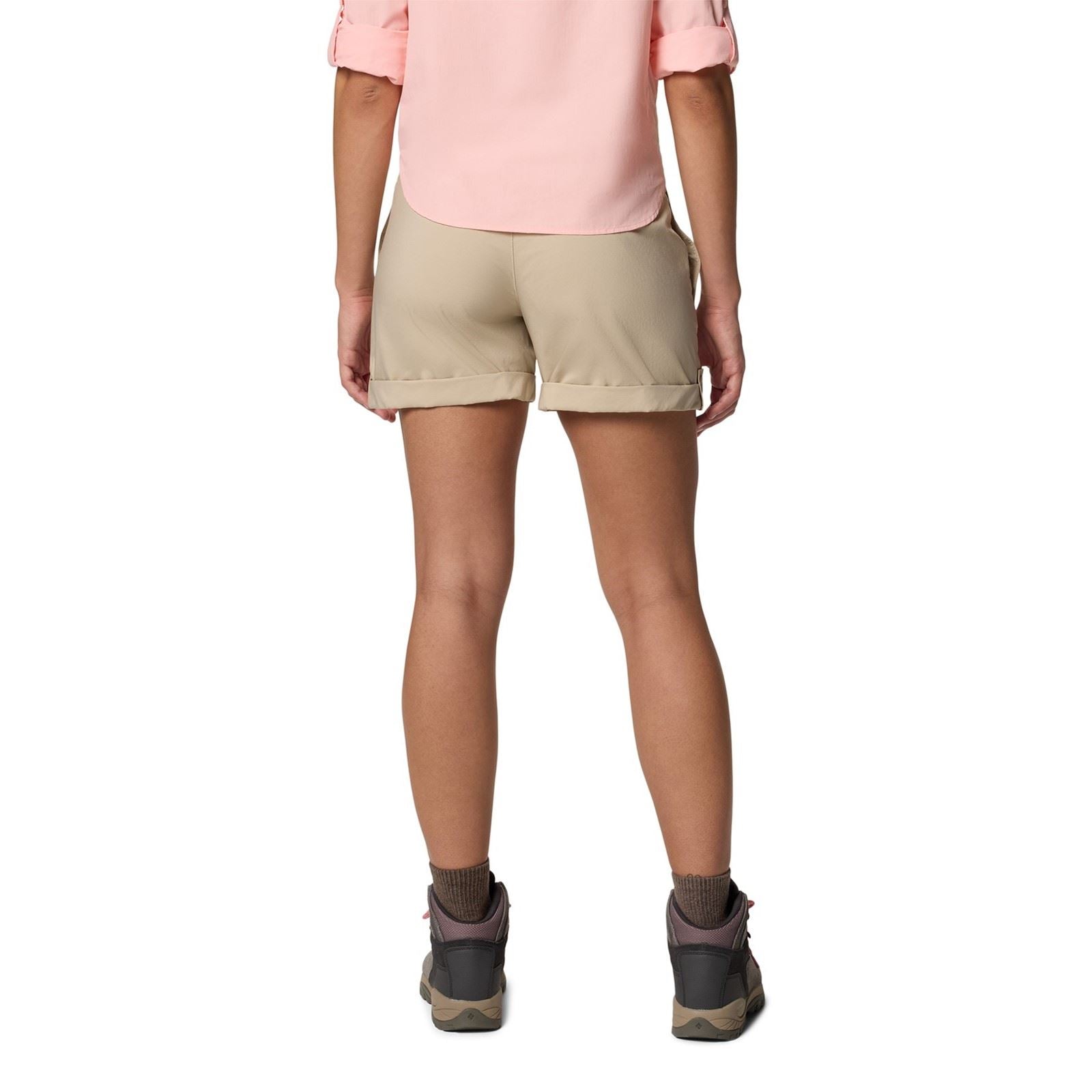 Columbia Silver Ridge Utility Short Shorts De Randonnée Pour Femmes En Polyester Marron