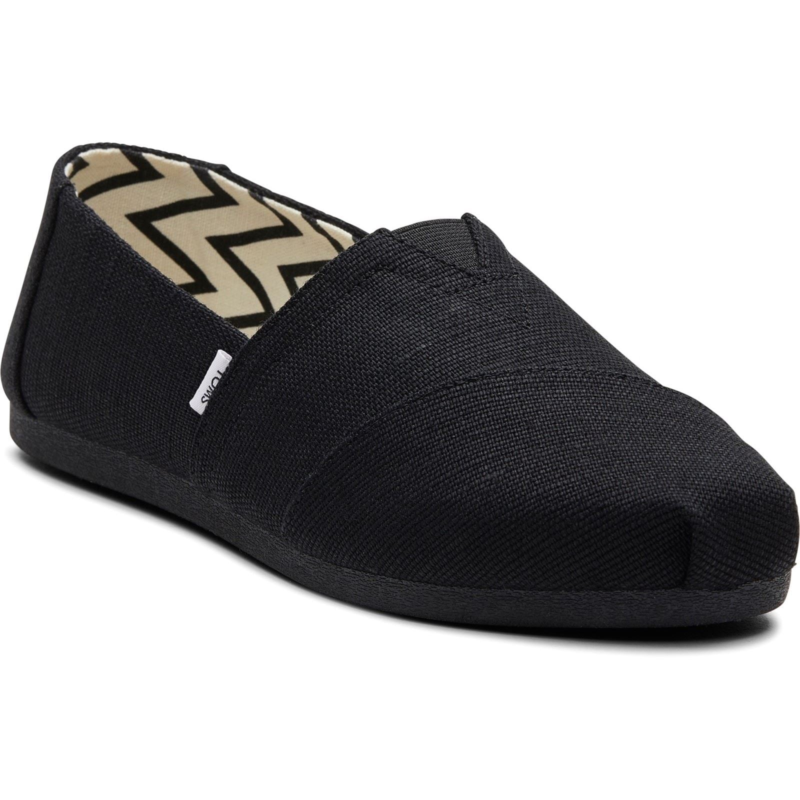 TOMS Alpargata Classic Espadrilles Noires En Coton Pour Femmes