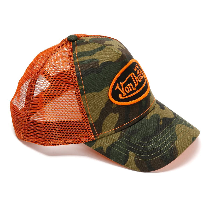 Von Dutch Multi Trucker Casquettes En Camo En Coton