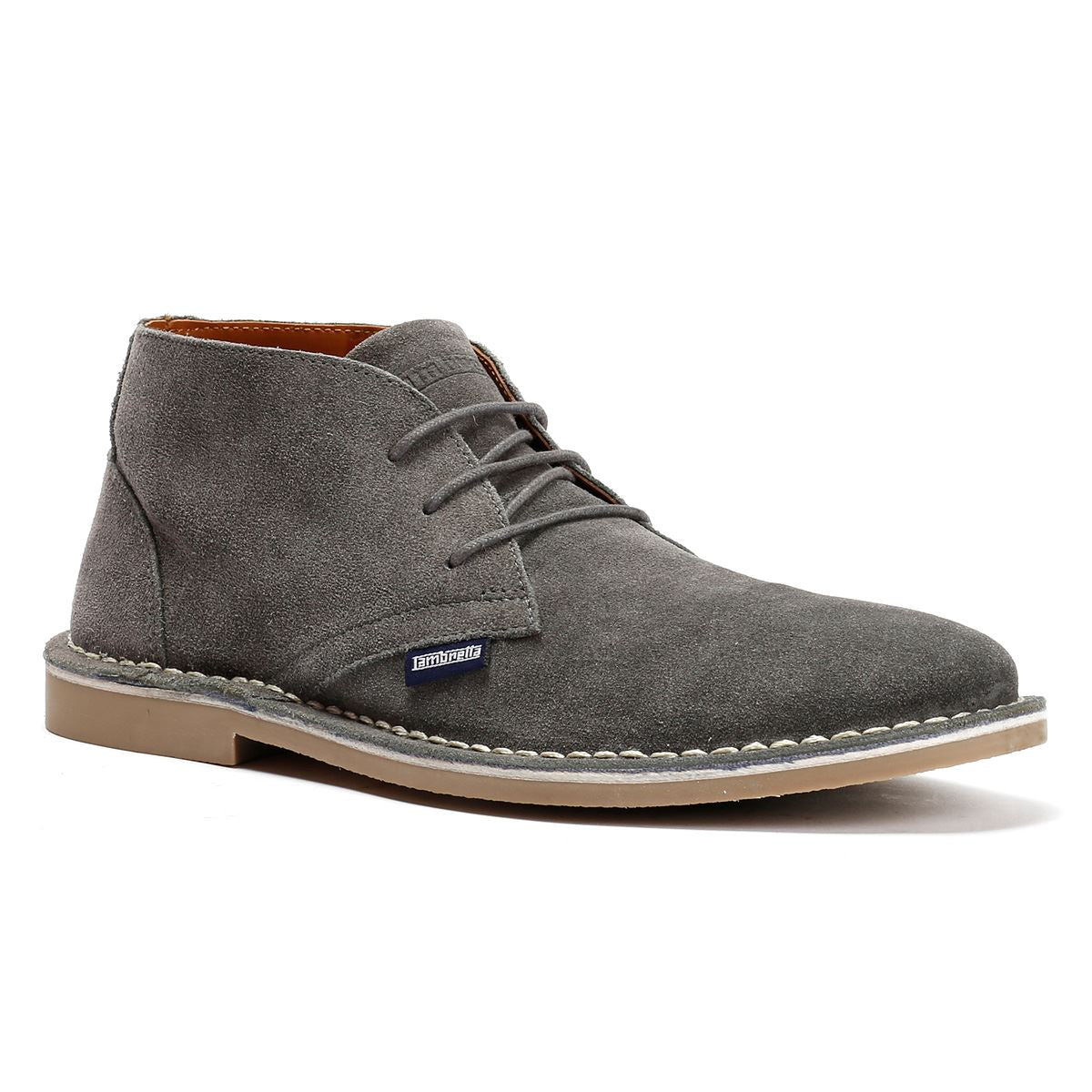 Lambretta Chiswick Bottes Grises Pour Homme En Suède